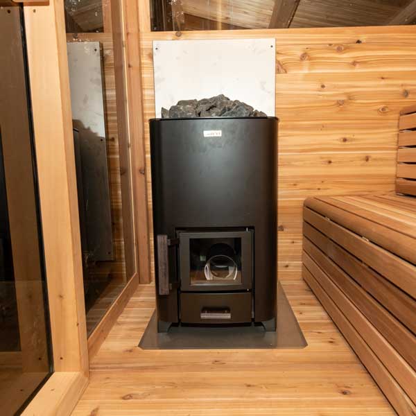 Dundalk LeisureCraft CT Georgian 2-6 Person Cabin Sauna with Changeroom CTC88CW