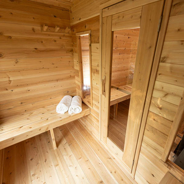 Dundalk LeisureCraft CT Georgian 2-6 Person Cabin Sauna with Changeroom CTC88CW