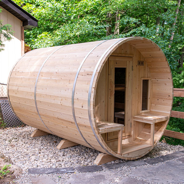 Dundalk LeisureCraft CT Tranquility 4-5 Person Barrel Sauna CTC2345E